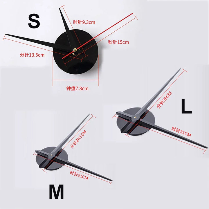 BowLift | New large unique style acrylic wall clock