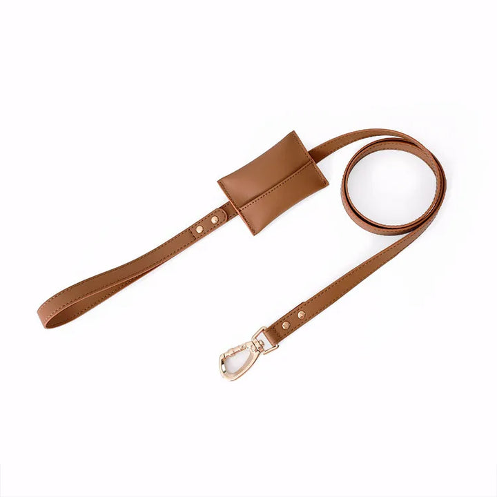 Adjustable Leather Dog Harness with Custom Engraving Azura