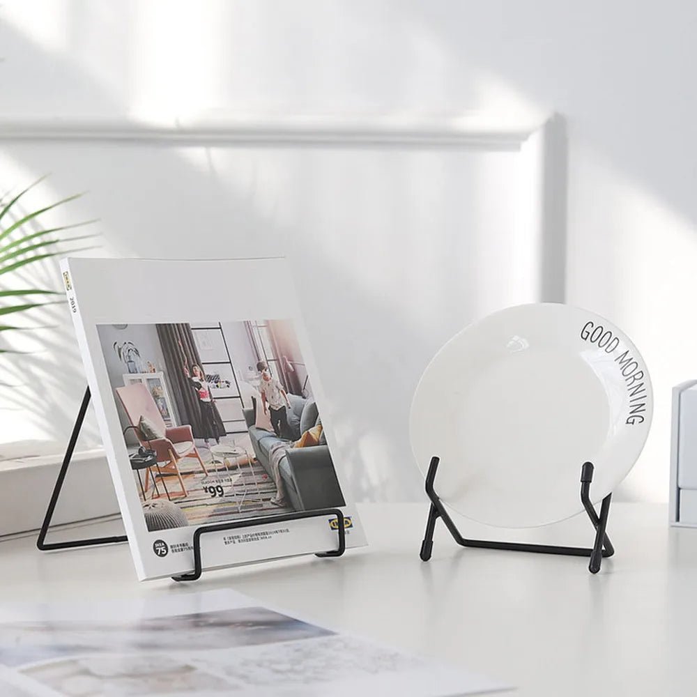 Azura | Iron Art Multi-Use Display Stand: Versatile magazine, dish, picture, and photo album stand for home decor