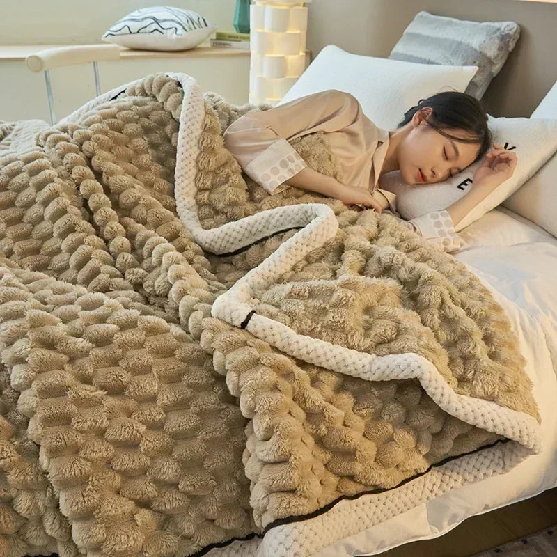 Azura | TurtleVelvet | Autumn Flannel Blanket