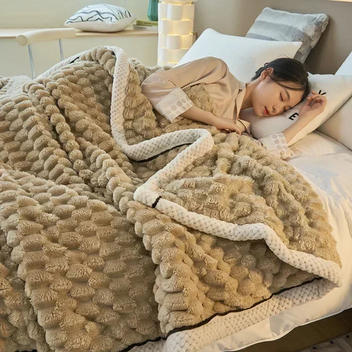 Azura | TurtleVelvet | Autumn Flannel Blanket