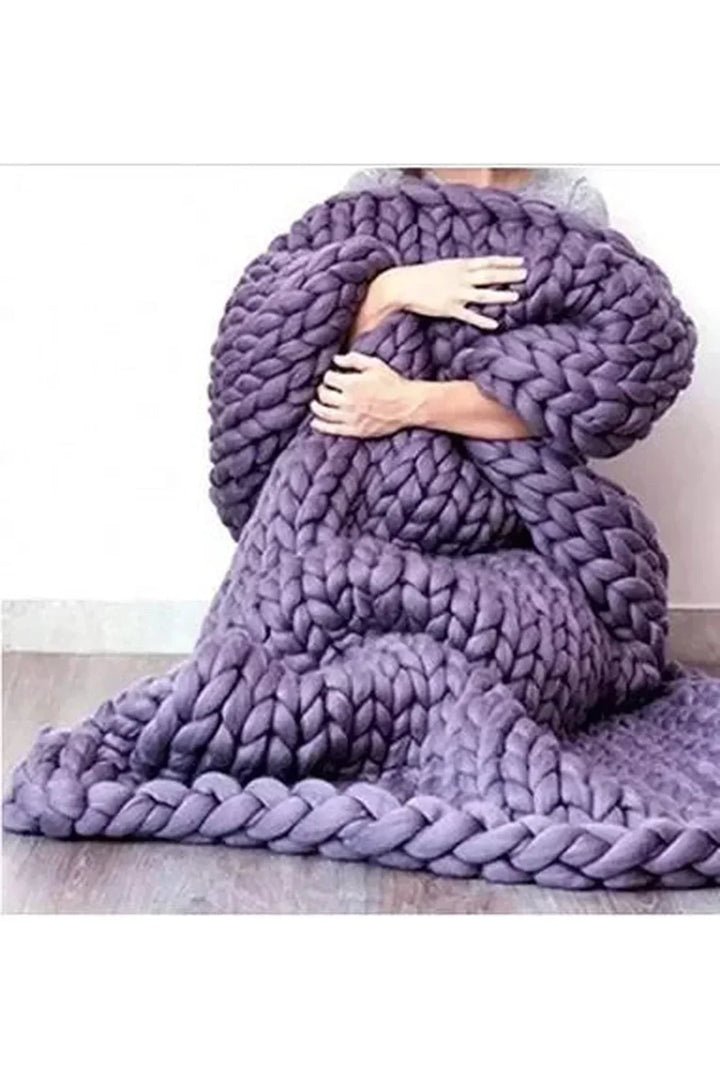 Azura | Cozy Knit Chunky Blanket