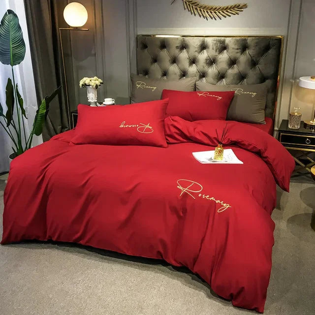 Luxury Duvet Cover with Elegant Embroidery – Soft, Breathable and High Quality | Bowlift