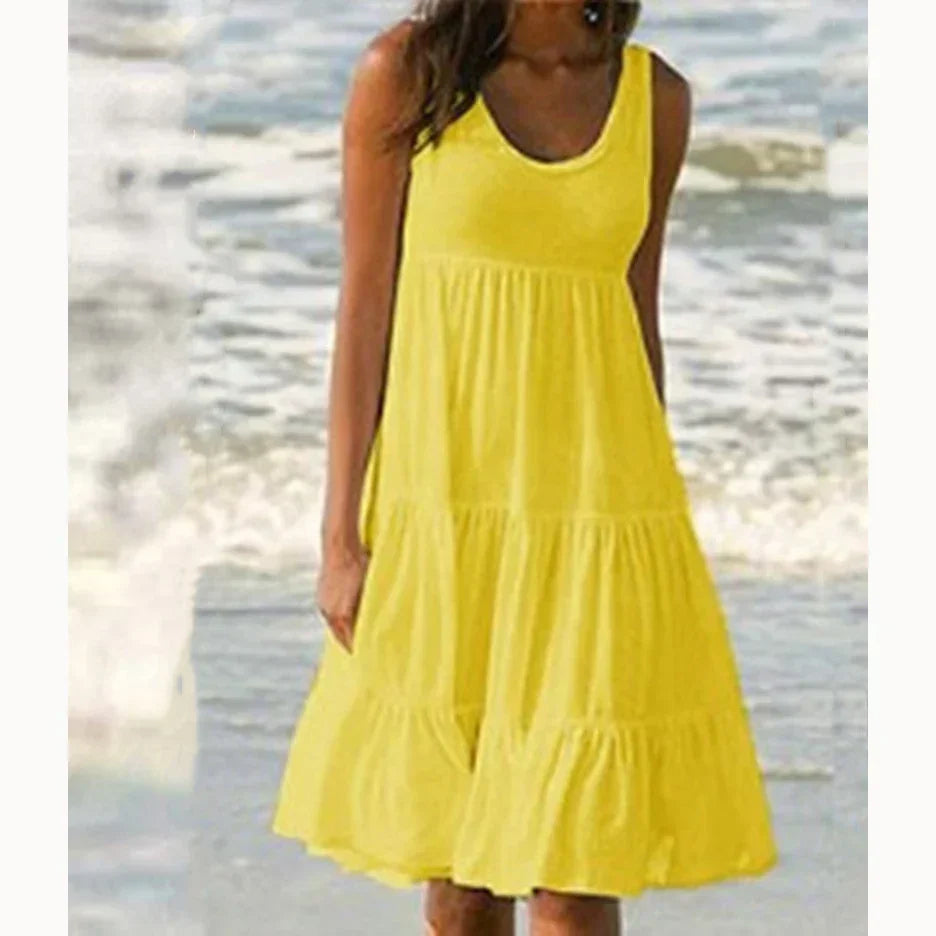 Layla™ - Boho Sleeveless Mini Dress