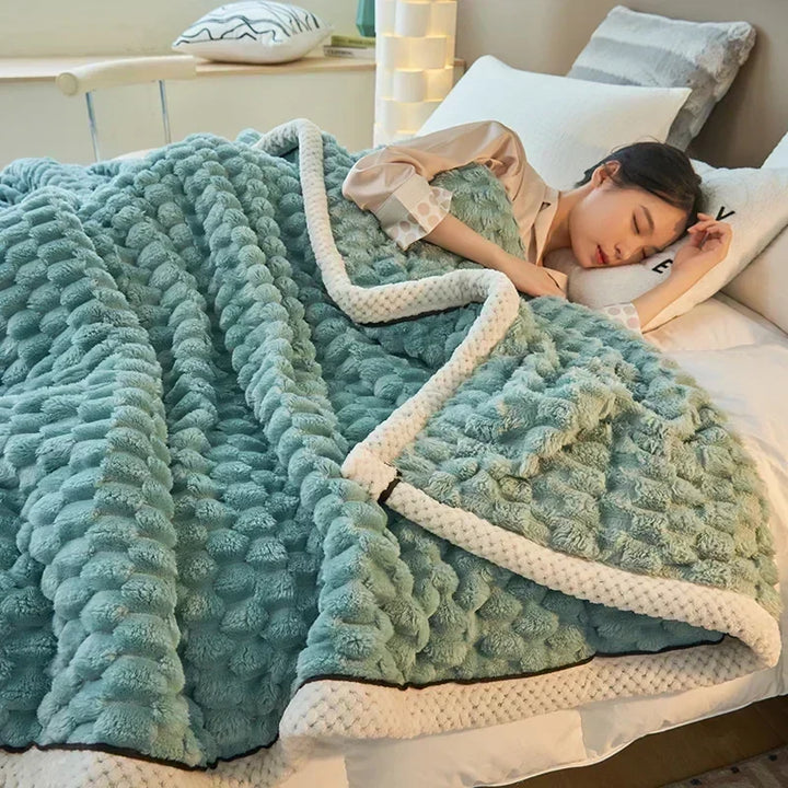 Azura | TurtleVelvet | Autumn Flannel Blanket