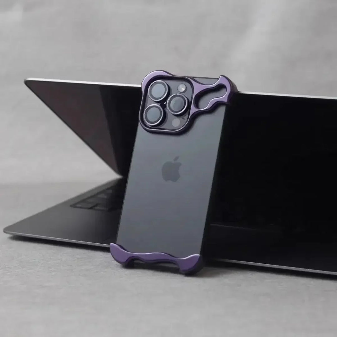 Azura | Luxury Irregular Metal Bumper Phone Case