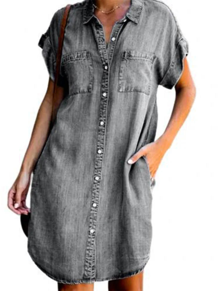 Jessa | Timeless Denim Dress