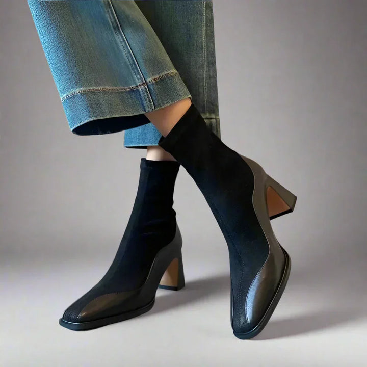 Sorelle Spliced Suede Boots