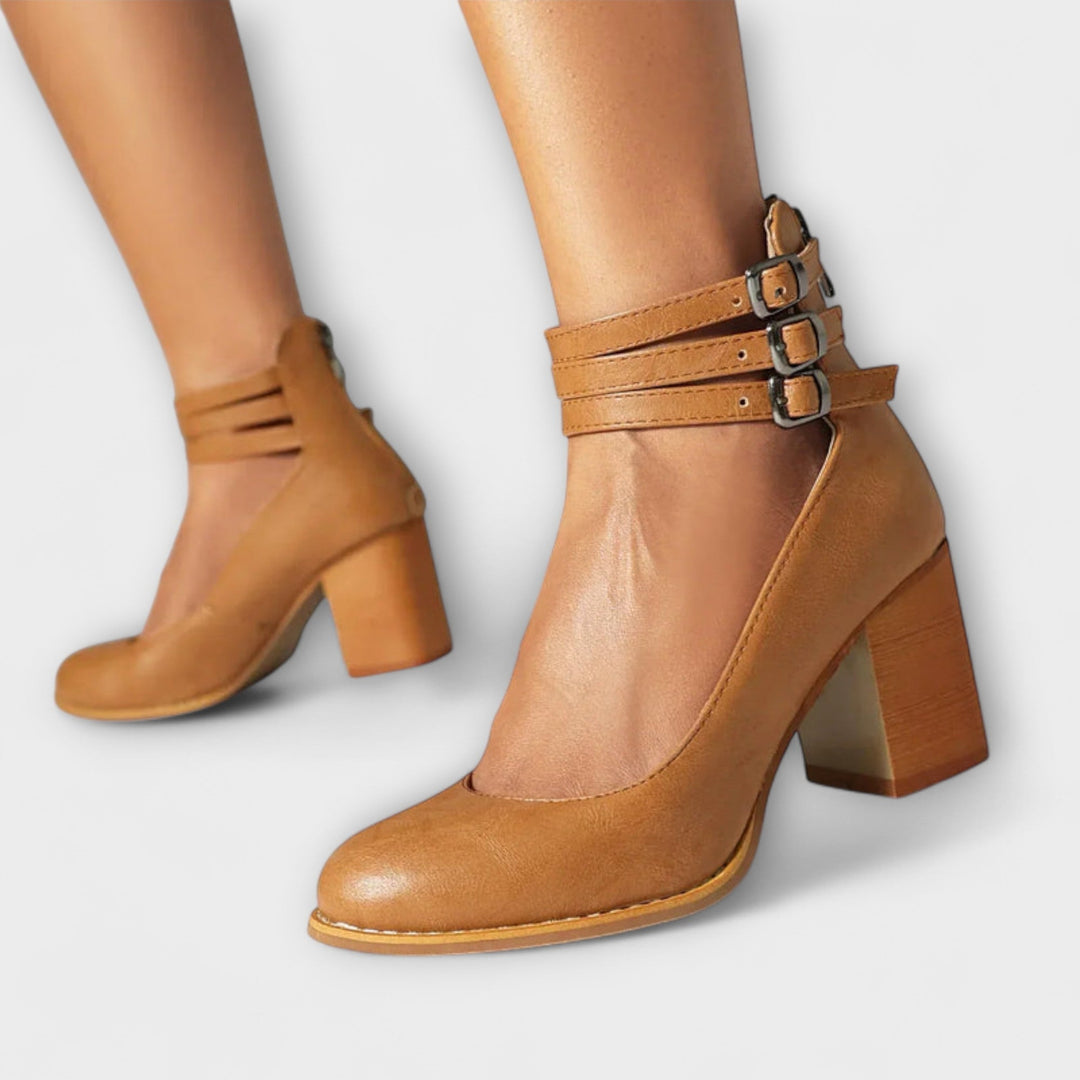 Pumps with Ankle Strap Design