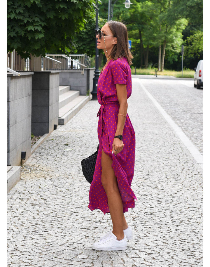 Yasmine | Elegant V-Neck Dress