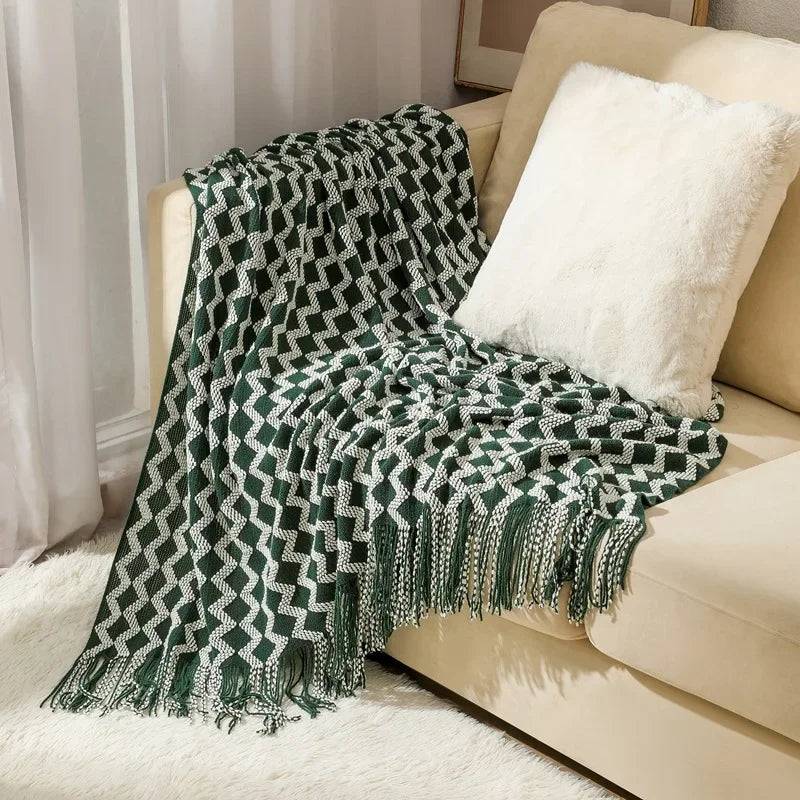 Azura | Nordic Style Dick Knitted Blanket