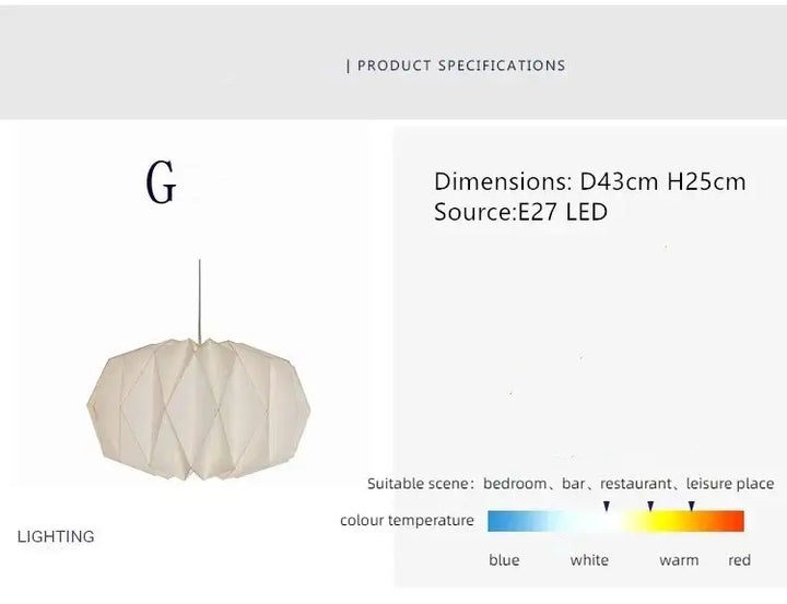 BowLift | Elegant origami-inspired paper lantern