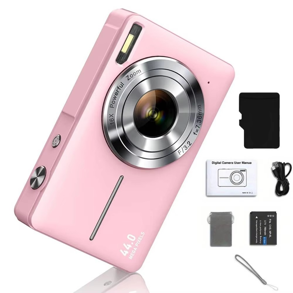 Azura | High-Resolution Kids' Digital Camera - 1080P HD, 44MP with 16X Zoom