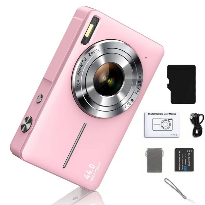 Azura | High-Resolution Kids' Digital Camera - 1080P HD, 44MP with 16X Zoom