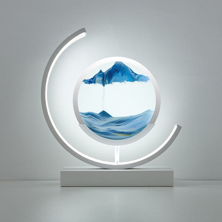 BowLift | LED Table Lamp with Moving Sand Landscape – SandLight
