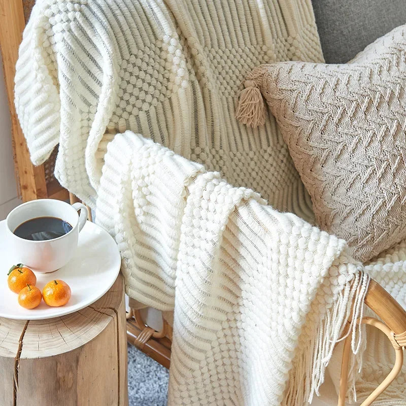 Azura | Nordic Style Dick Knitted Blanket