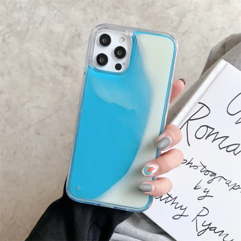Azura | Luminous Quicksand iPhone Case