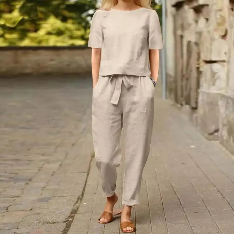 Lily | Two-Piece Linen Set