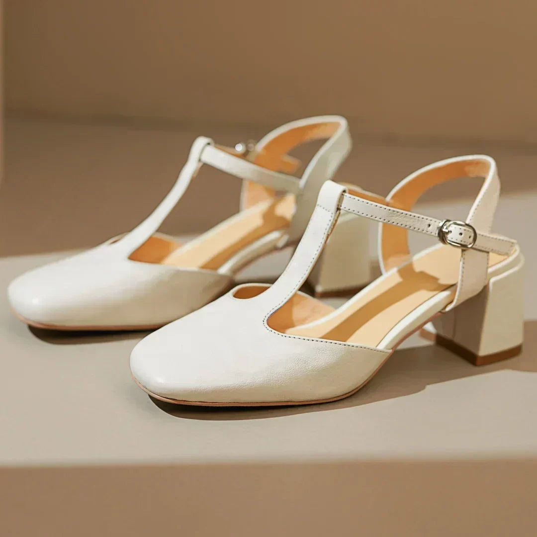 Beatrica Leather Mary Janes