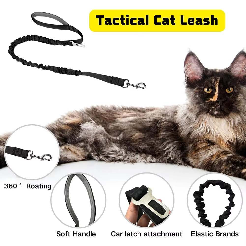 Azura | Adjustable Tactical Pet Harness with Control Handle for Cats and Large Dogs