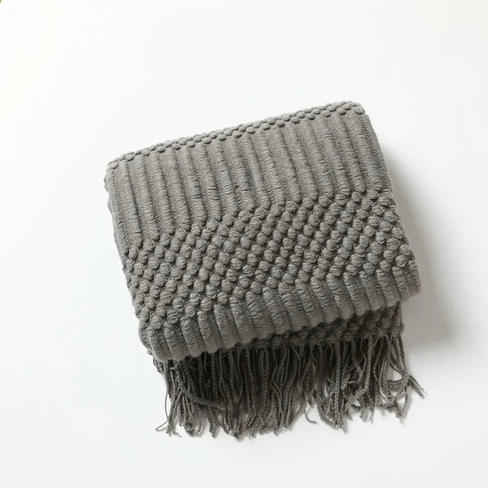 Azura | Nordic Style Dick Knitted Blanket