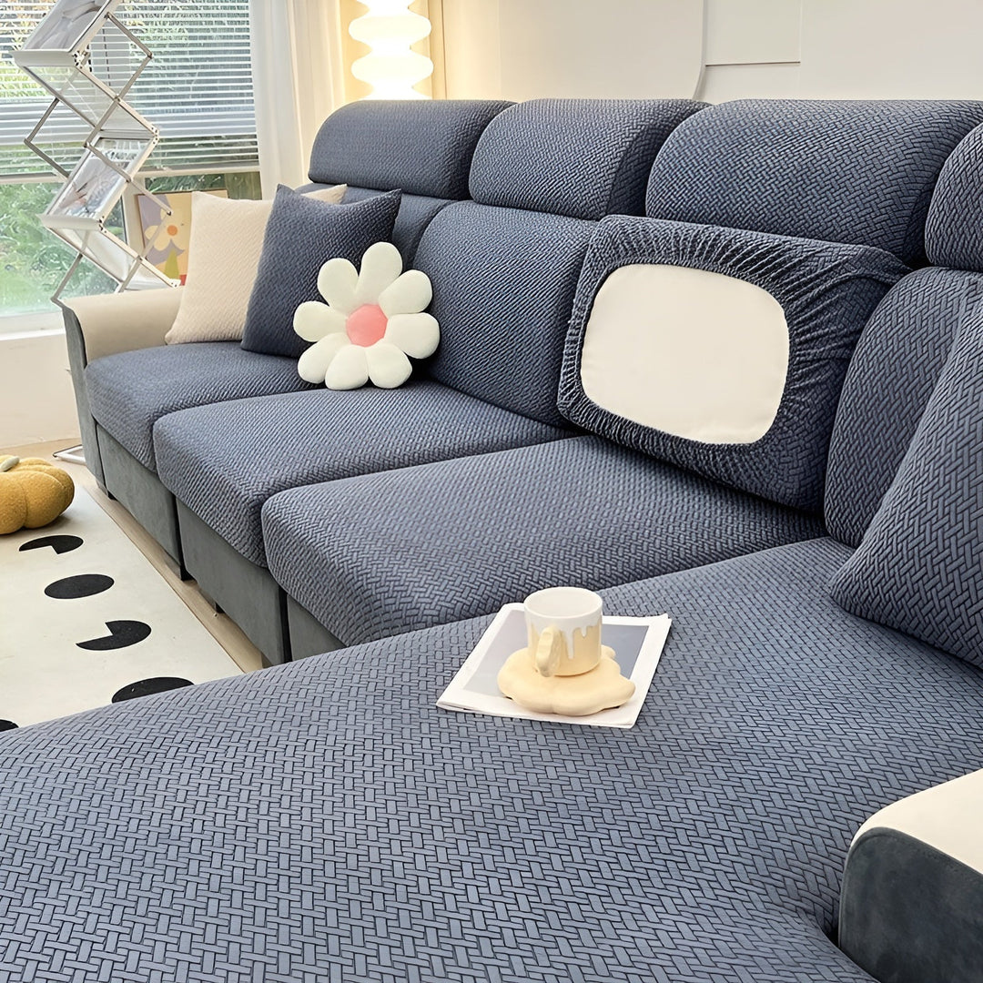 Elastic Sofa Cover – Water-Repellent and Tailored | Protective Cover Made from Stretch Fabric | Bowlift