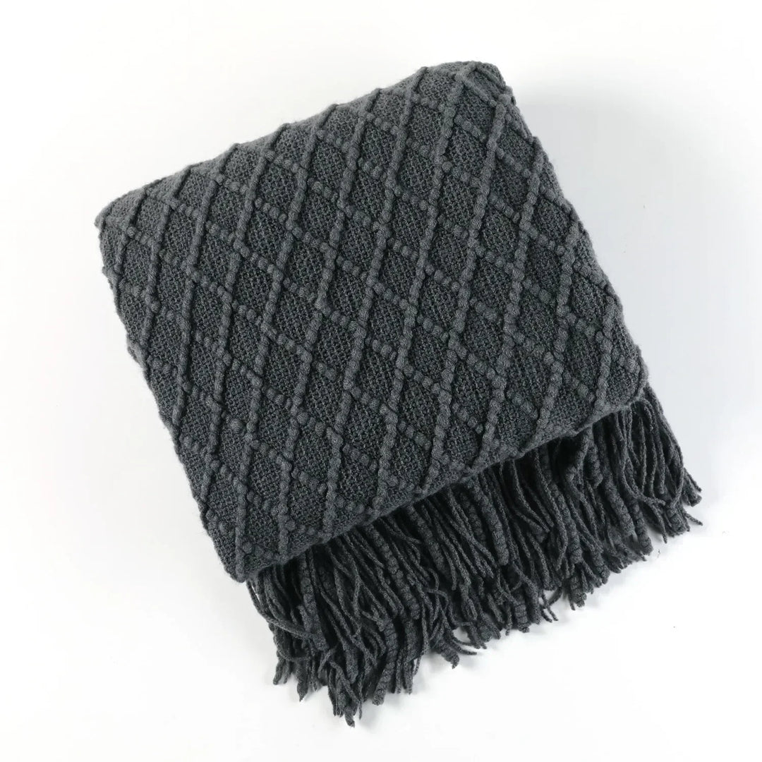 Azura | Nordic Style Dick Knitted Blanket