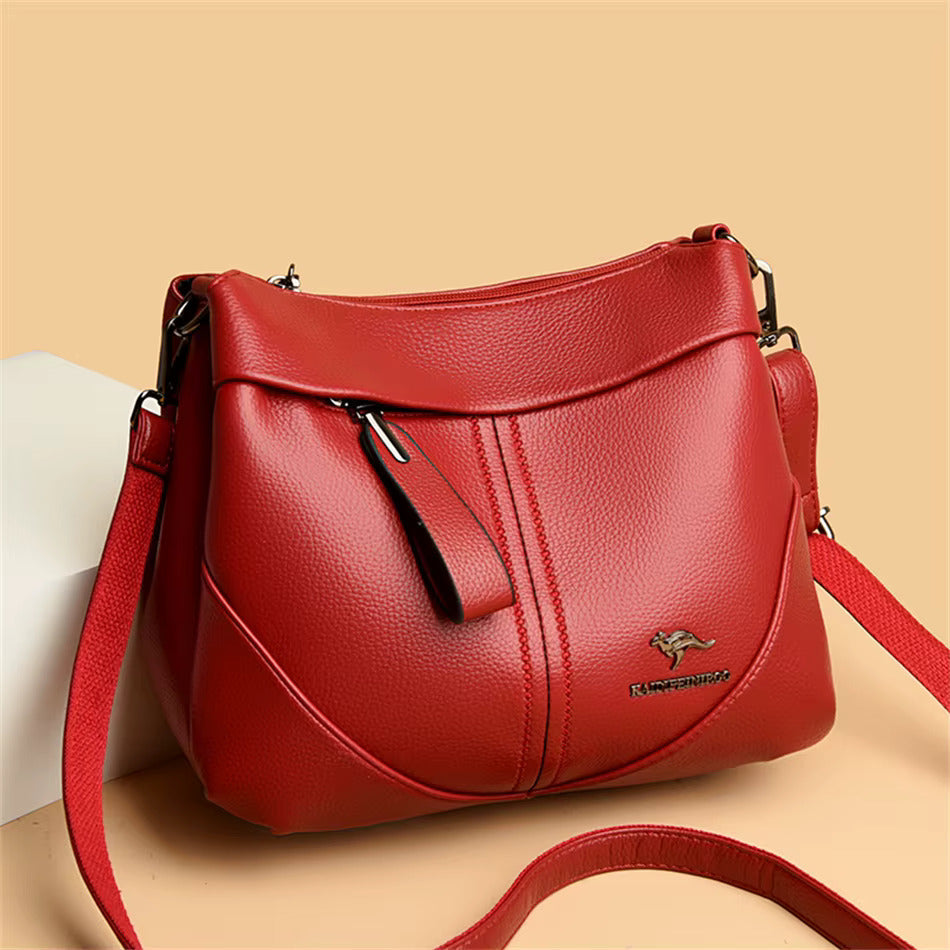 Savine Soft Leather Messenger
