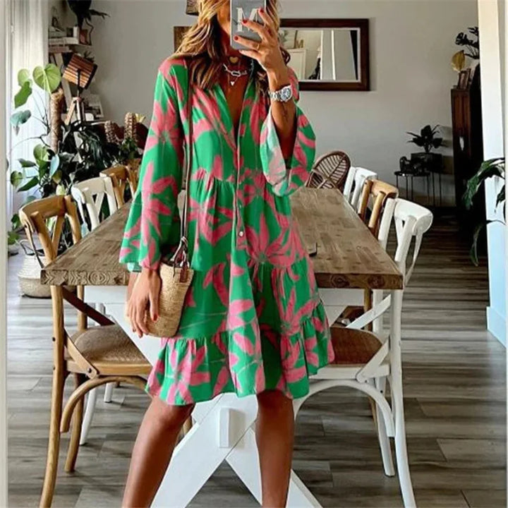 Everlen™ Boho Bloom Midi Dress