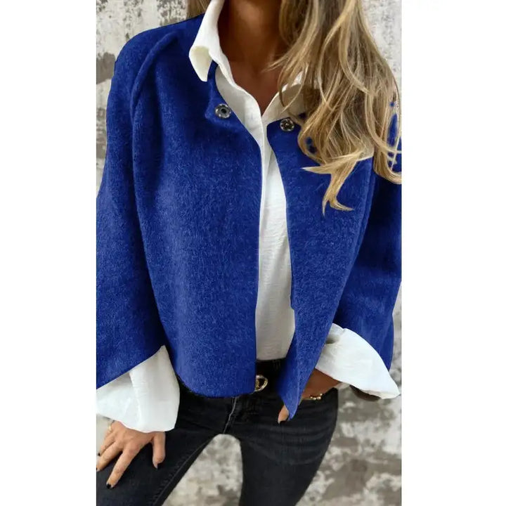 Layla - Wool Cardigan with Round Neck