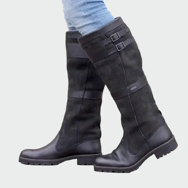 Retro Leather Boots