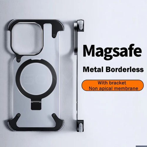 Azura | Magnetic Shockproof Metal Bumper Magsafe iPhone Case