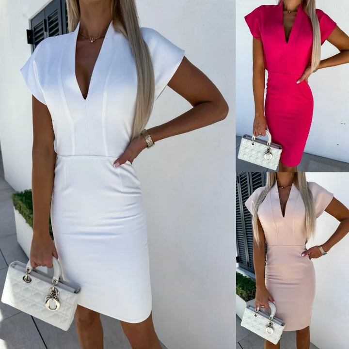 Sam | V-neck Slim Dress