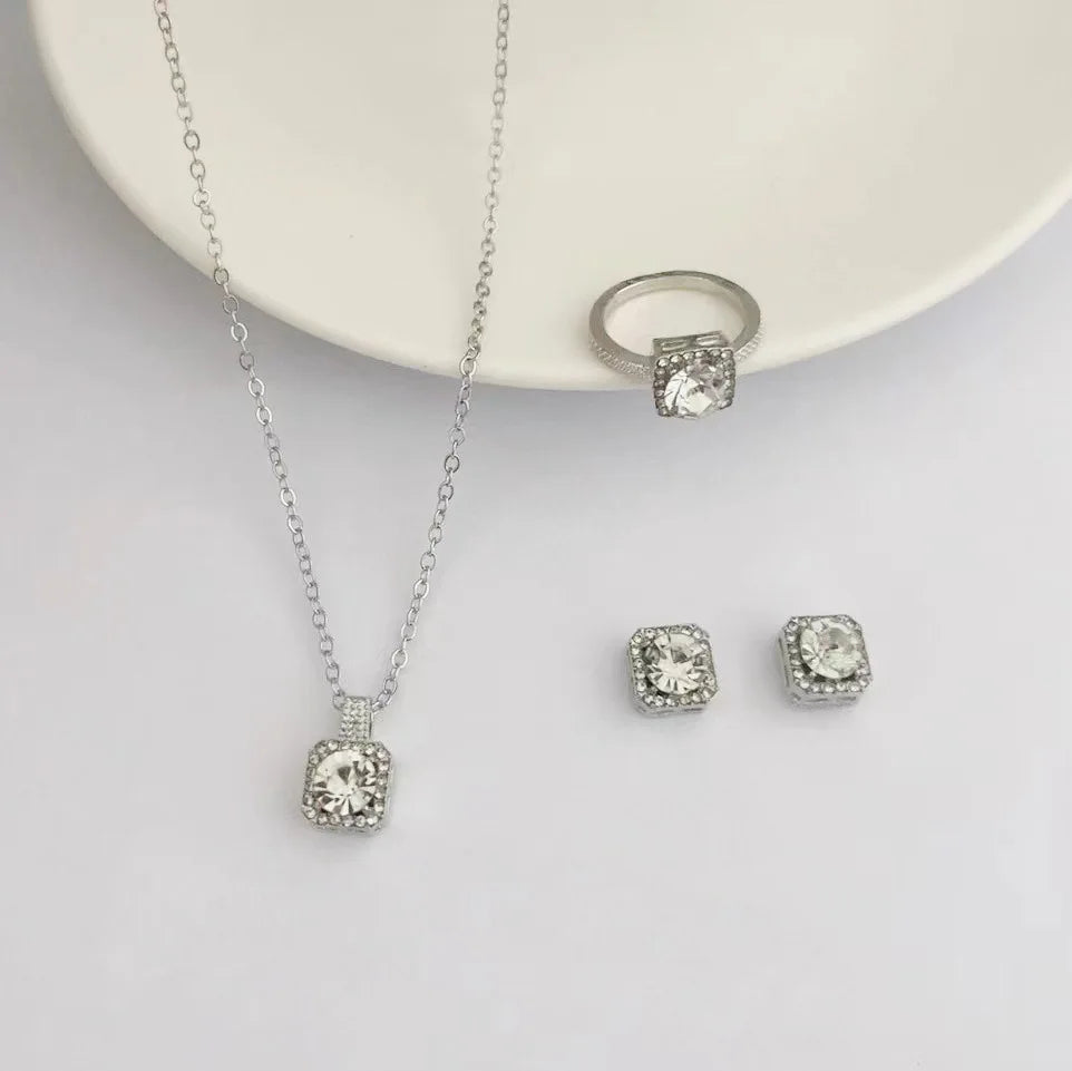 Luxury Cube Jewelry Set