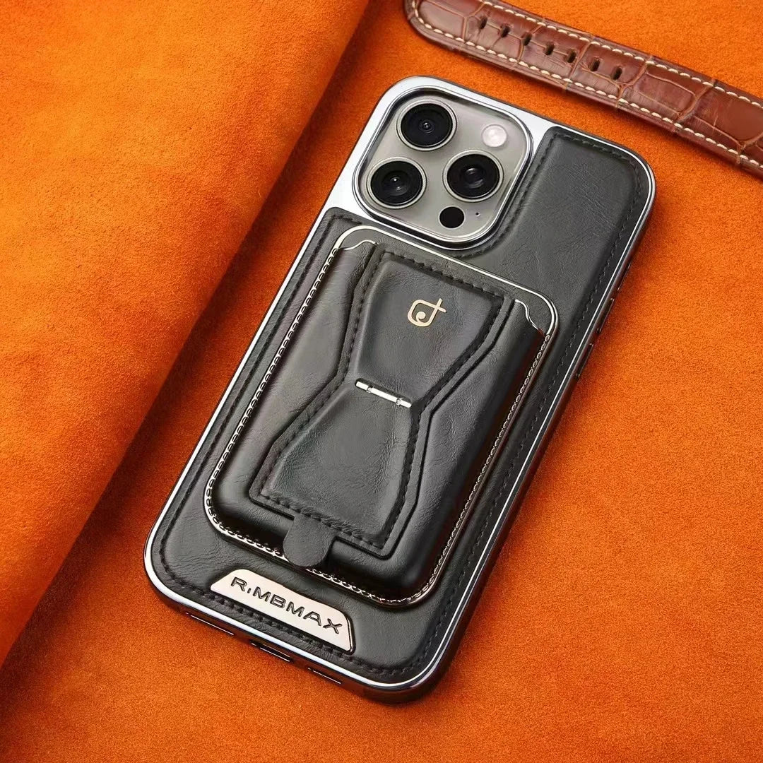 Azura | Lux Hold Leather Wallet Stand iPhone Case