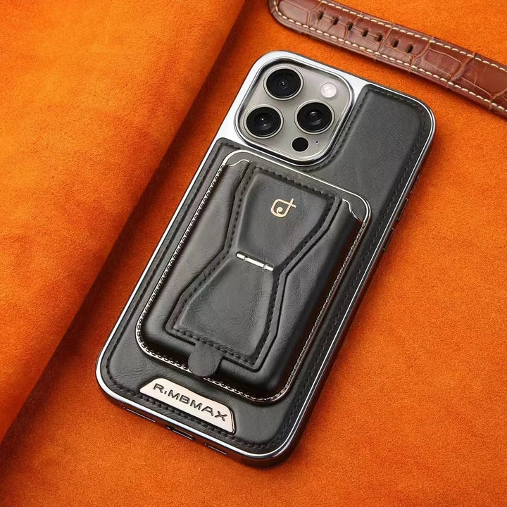 Azura | Lux Hold Leather Wallet Stand iPhone Case