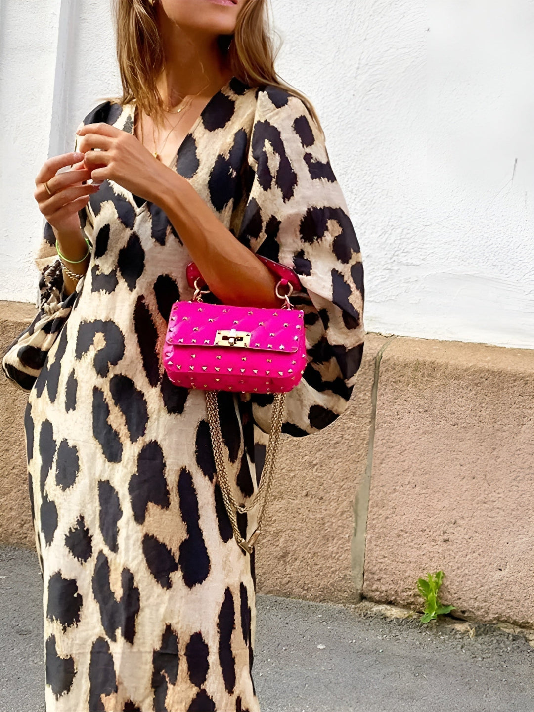 SILVIE | BOLD AND ELEGANT LEOPARD DRESS