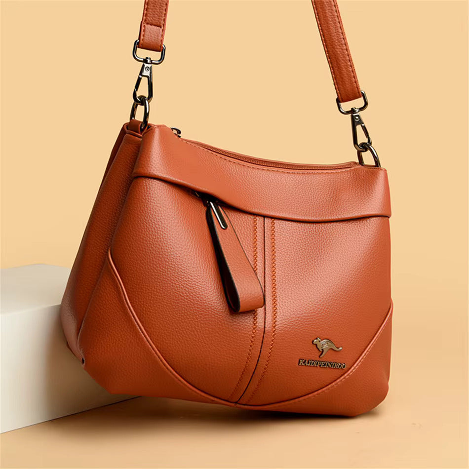 Savine Soft Leather Messenger