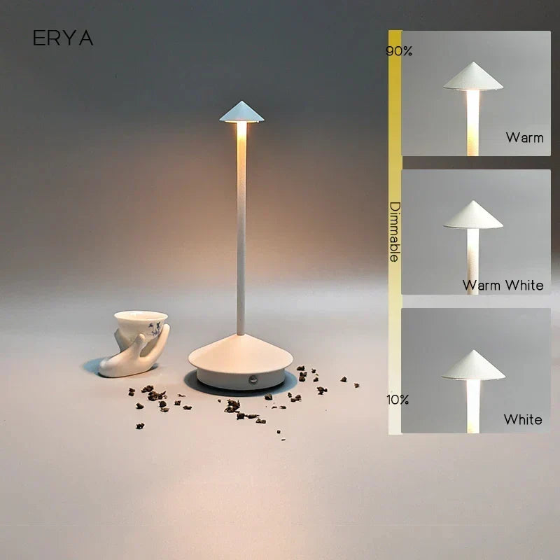 BowLift | Rechargeable Table Lamp Creative Dining Room Touch Led Pina pro Table Lamp Hotel Bar Coffee Desk Lamp Decorative Desk Lamp
