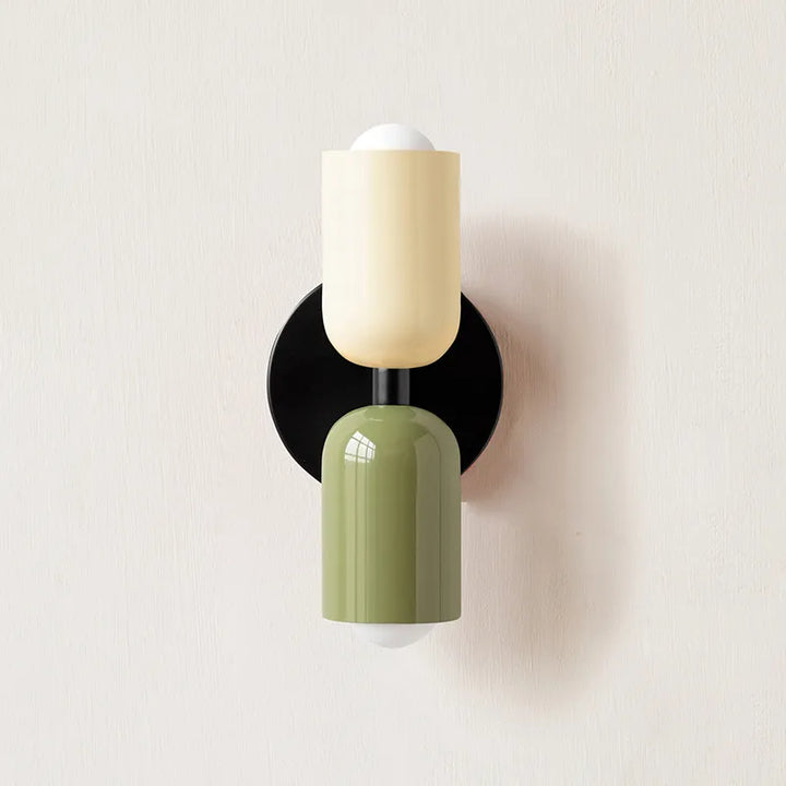 BowLift | Double Head Wall Lamp Black Base