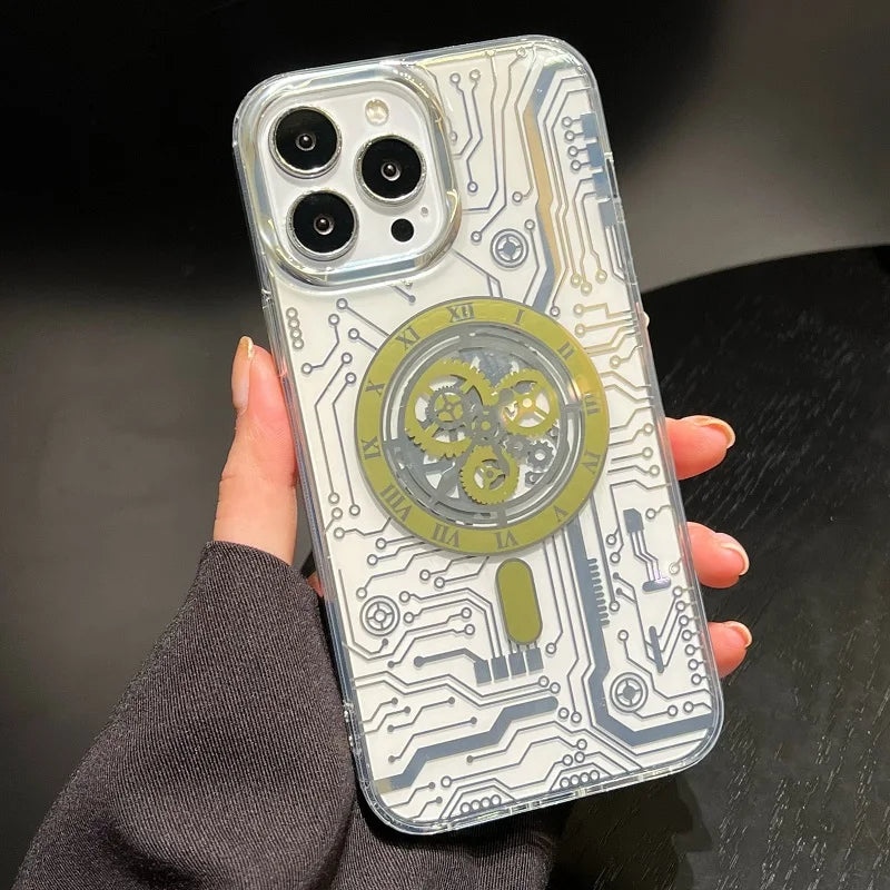Azura | Machine Clock Magsafe iPhone Case