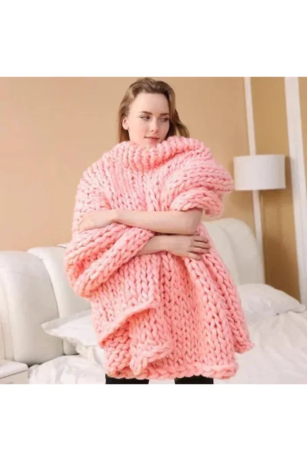 Azura | Cozy Knit Chunky Blanket