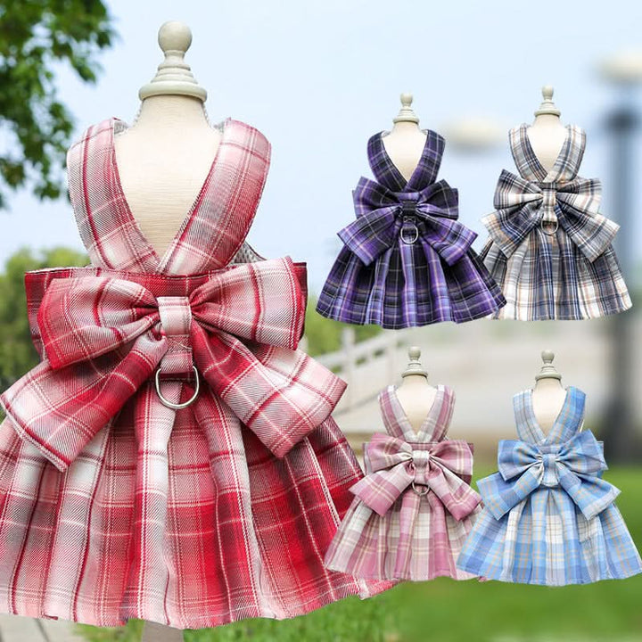 Azura | Adjustable Dog Harness with Elegant Bow for Stylish Walks