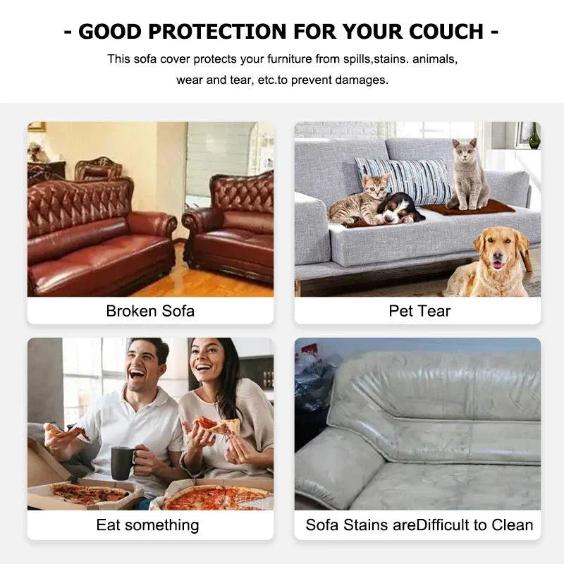 BowLift | Sofalino Stretch | Elastic Sofa Cover | Jacquard Design | For 1–4 Seater & L-Shape