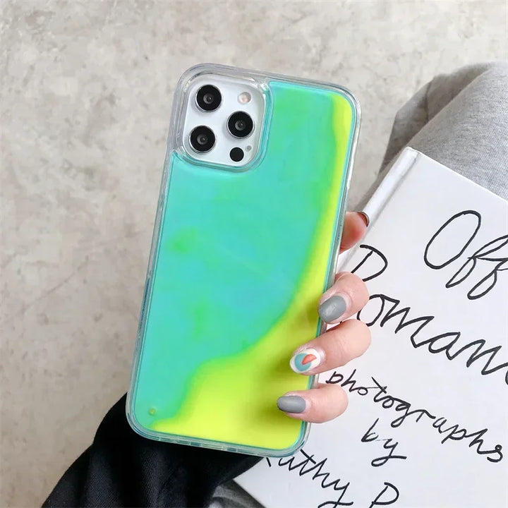 Azura | Luminous Quicksand iPhone Case