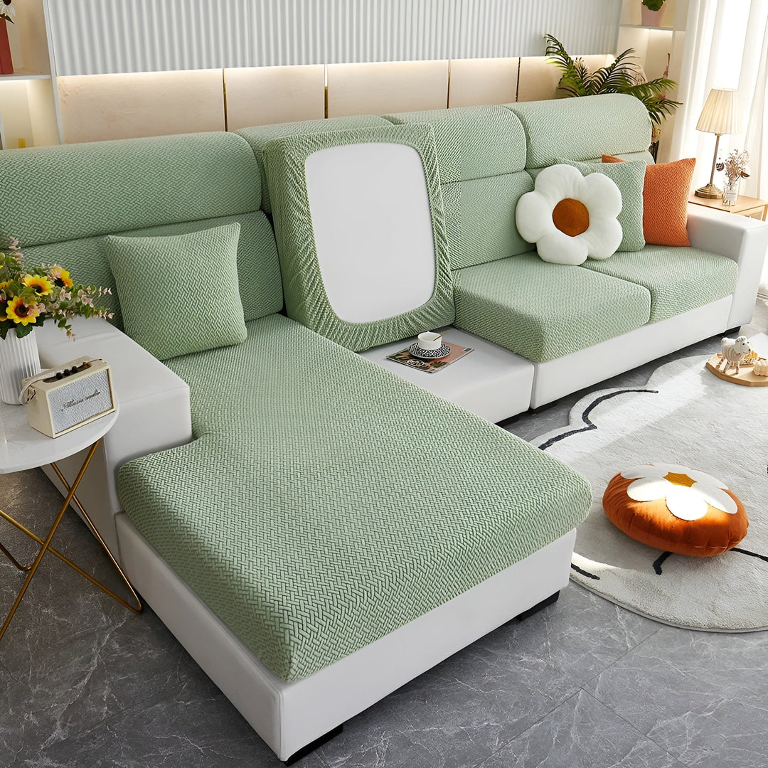 Elastic Sofa Cover – Water-Repellent and Tailored | Protective Cover Made from Stretch Fabric | Bowlift
