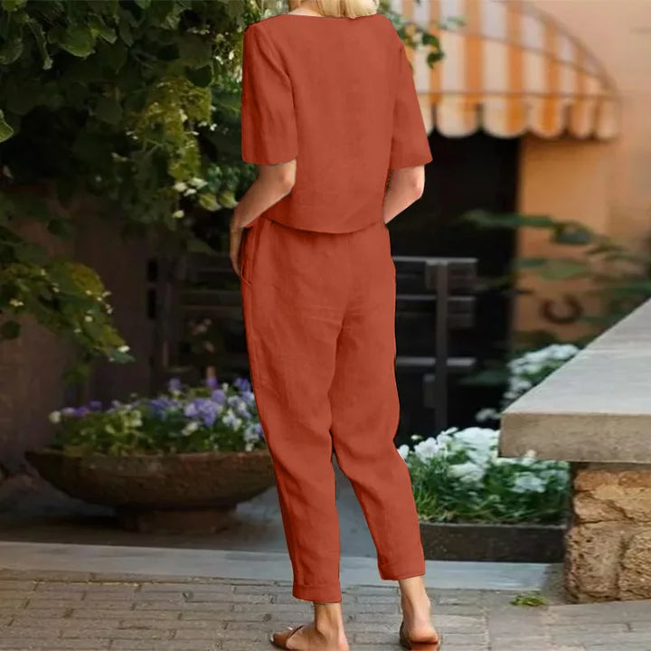 Lily | Two-Piece Linen Set