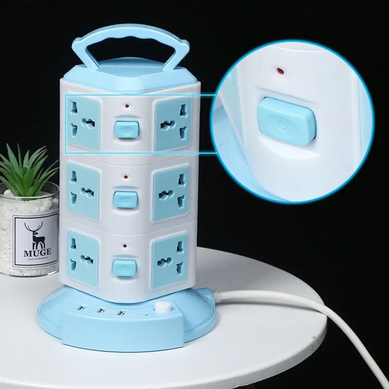 Azura | Tower Design Surge Protector Vertical Power Strip