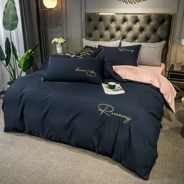 Luxury Duvet Cover with Elegant Embroidery – Soft, Breathable and High Quality | Bowlift