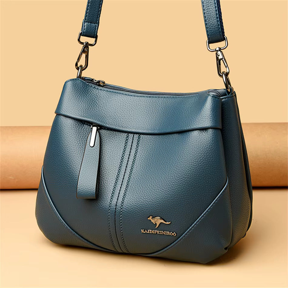 Savine Soft Leather Messenger